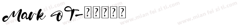 Mark OT字体转换
